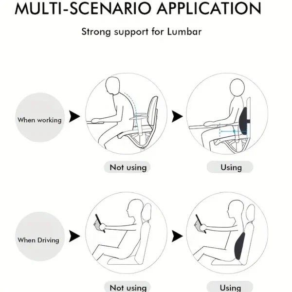 Lumbar Back Support Cushion - Image 6